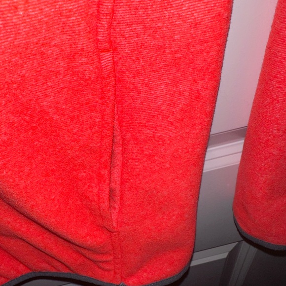 Youth Medium Under Armor Neon Orange Quarter Zip Pullover - Picture 5 of 6